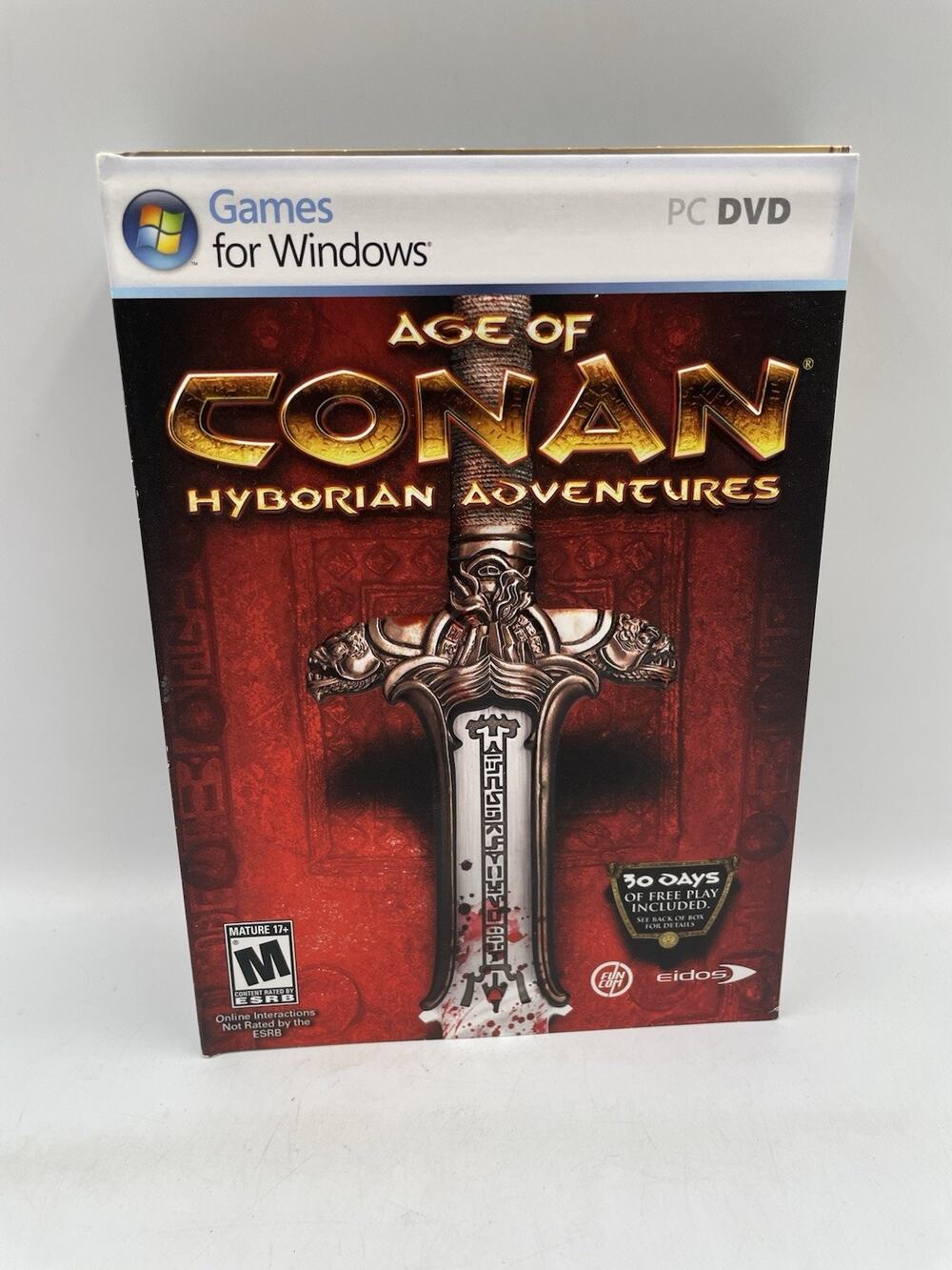 Age of Conan Hyborian Adventures PC DVD Game for Windows Full Set